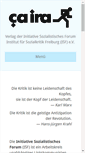 Mobile Screenshot of isf-freiburg.org